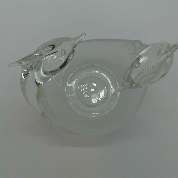 Vintage PartyLite Dolphin Votive Holder Jump For Joy Retired Collectible - Picture 4 of 4